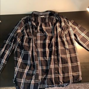 Black and white flannel